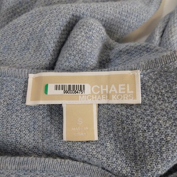 Micheal Kors blue tunic sweater top - Picture 10 of 11